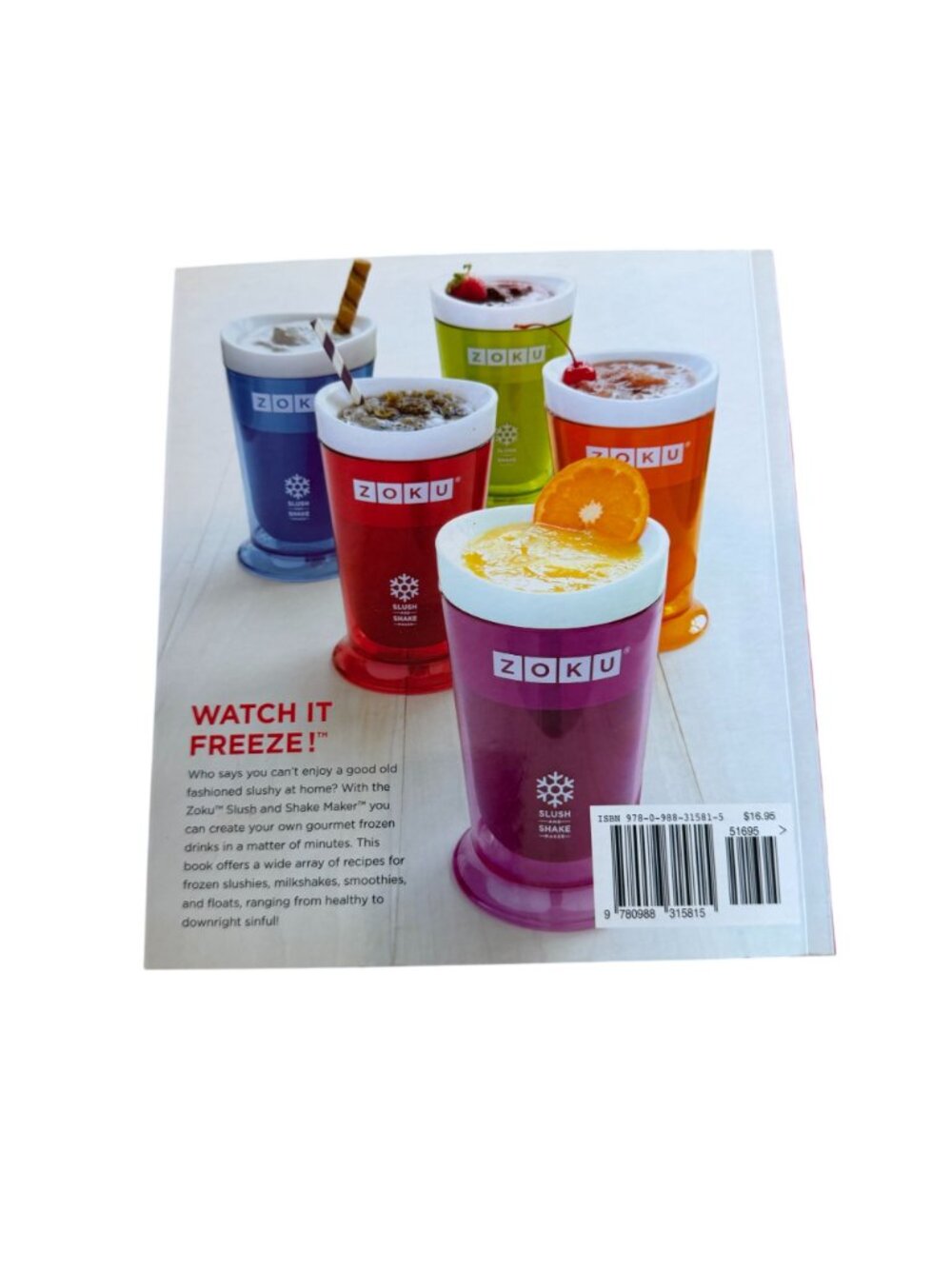 Zoku The Art Of Slush Cookbook Creative Recipes Slushies Milkshakes Smoothies - Picture 7 of 8
